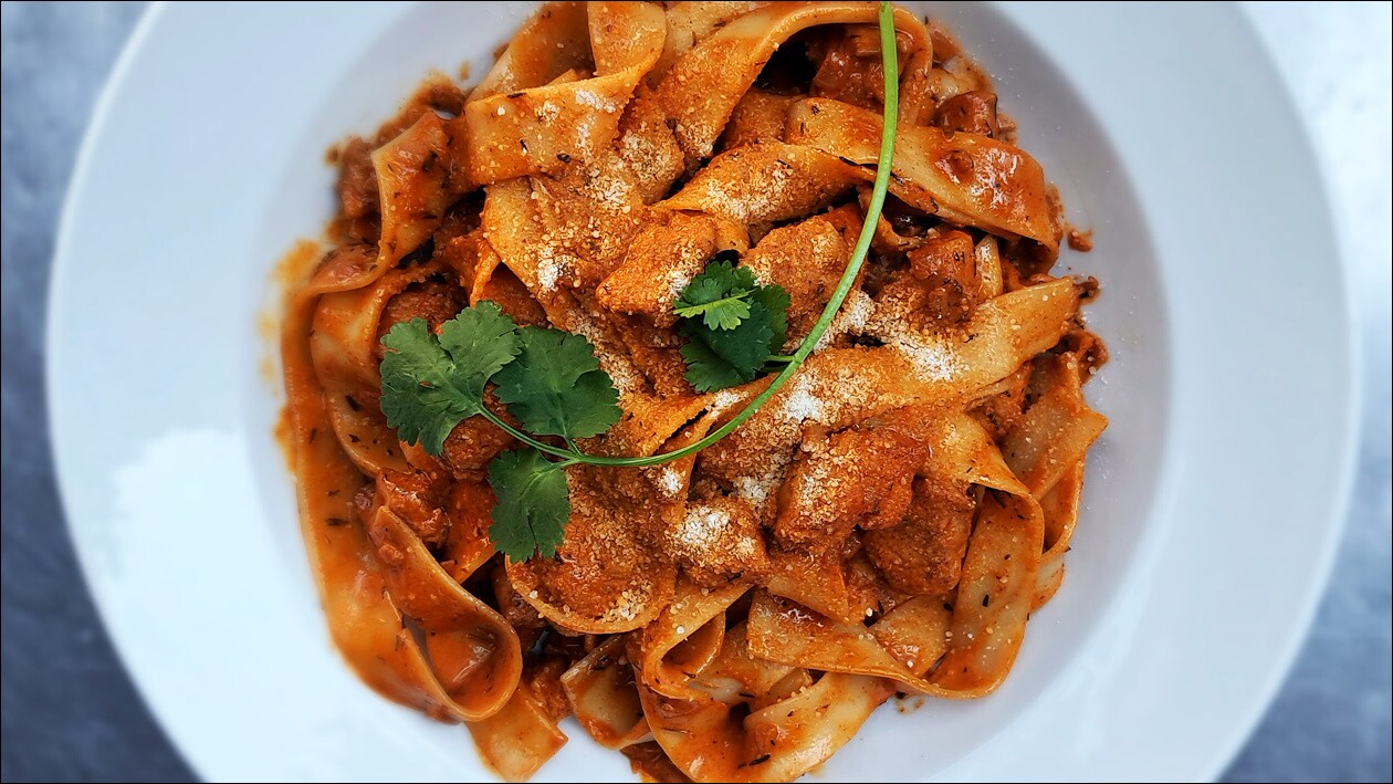 Creamy Paprika Chicken Pappardelle Recipe