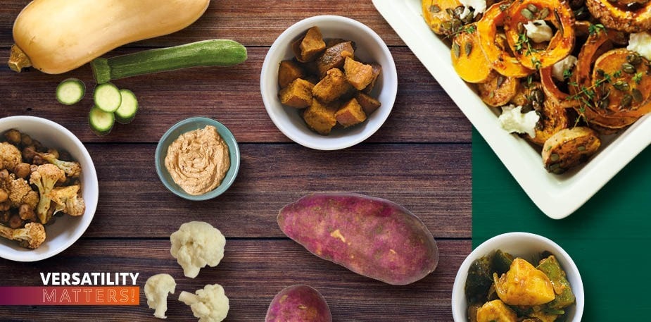 VARIETY IS THE SPICE OF LIFE FOR VEGGIES