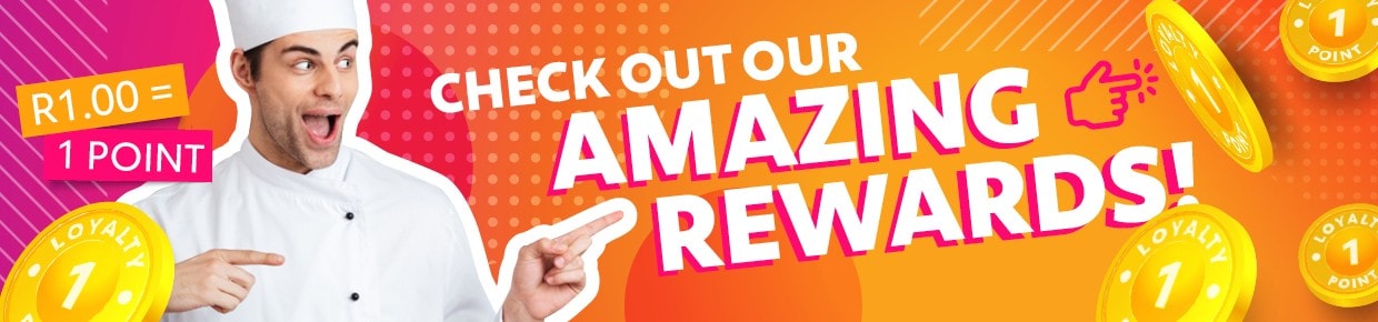 Chef pointing to cartoon golden coins