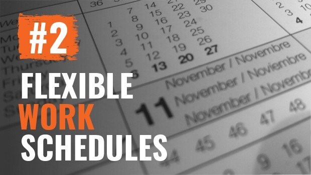 Implement flexible work schedules