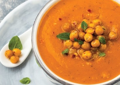 Namibian Spicy Peanut & Chickpea Soup