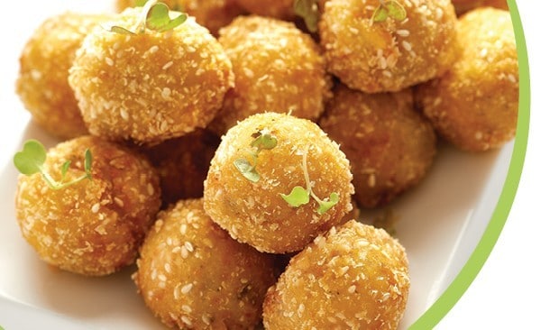 Chorizo Mashed Potato Balls with Jalapeno