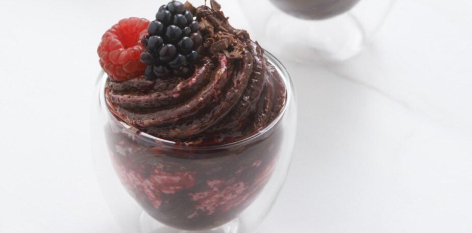 The Very Berry Sherry Chocolate Mousse