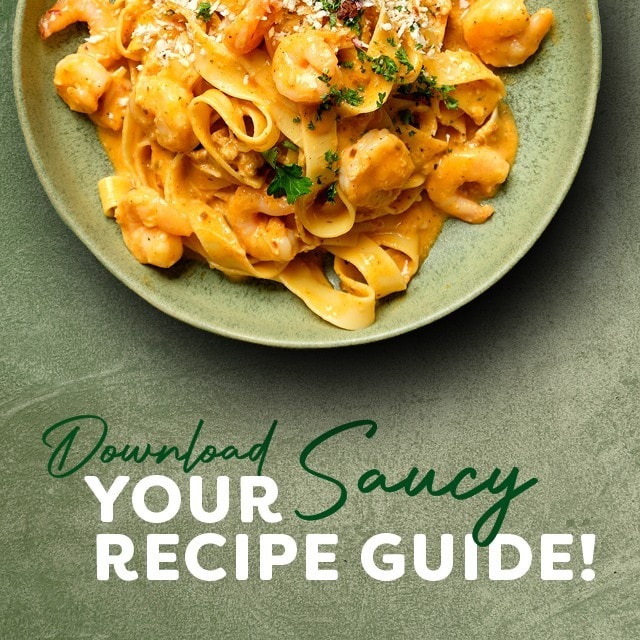 Download Your Saucy Recipe Guide!