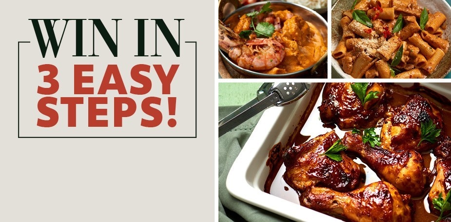 Stand a Chance to Win in 3 Easy Steps!