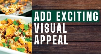 Add exciting visual appeal