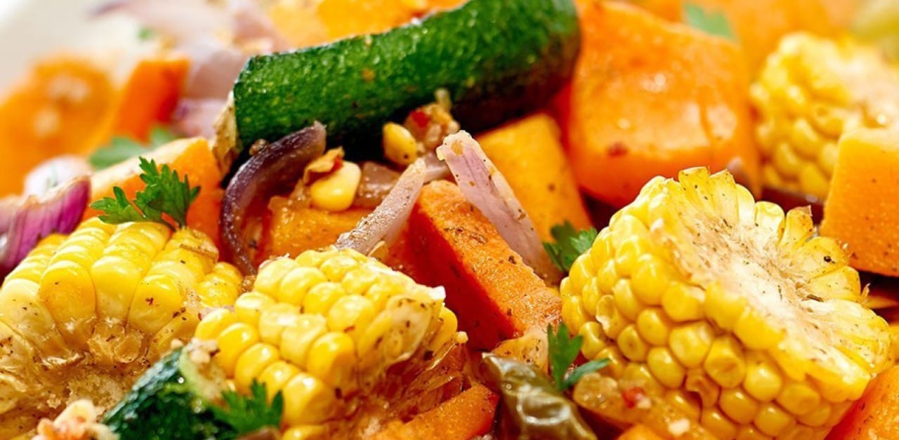 Corn and Roasted Veg – A Colourful Crowd-Pleaser