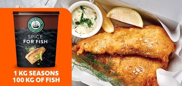 1 KG SEASONS 100 KG OF FISH.