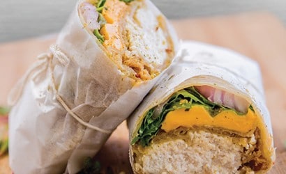 Toasted Battered Chicken Sweet Chilli Mayo Wrap