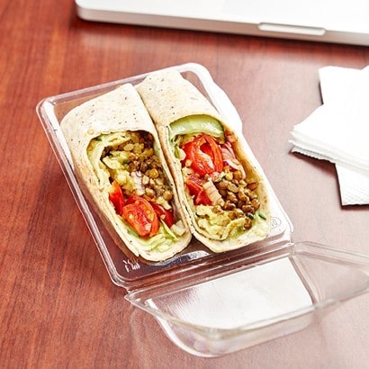Wrap in a plastic container. 