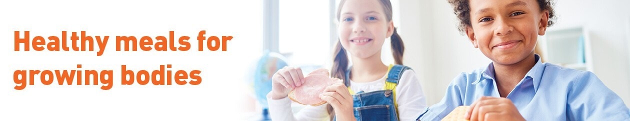 Healthy meals for growing bodies