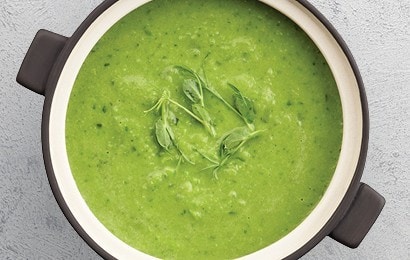 VEGETABLE AND PEA SOUP
