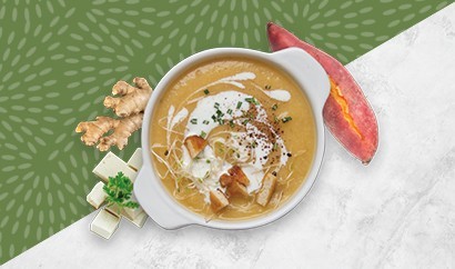 Sweet Potato and Tofu Soup