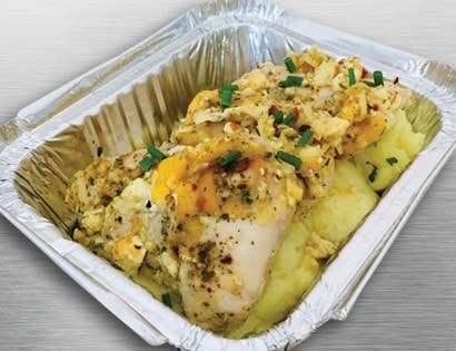 Spicy Feta Crusted Chicken