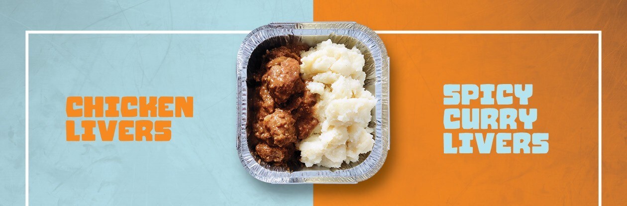 Chicken Livers and Spicy Chicken Livers