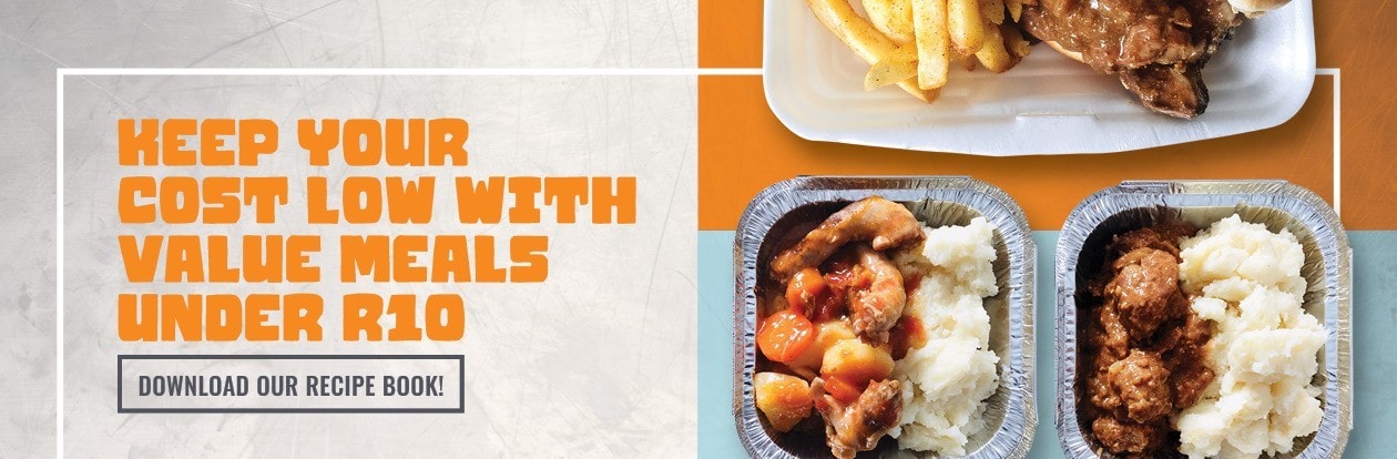 Download Our Recipe Book for Meals Under R10