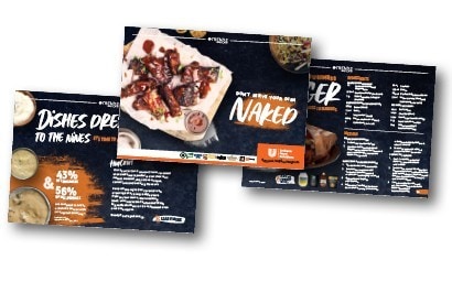 Your customers prefer a dish that isn’t naked.