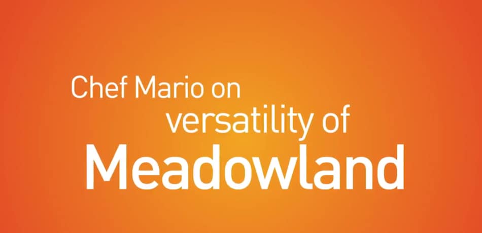 Watch : Chef Mario on versatility