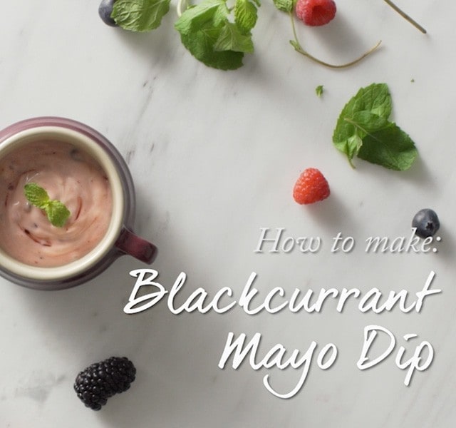 Watch : Hellmann's Mayo Dip recipe - Black Current Mayo Dip