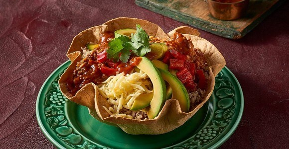 Cheese Burger Taco Bowl