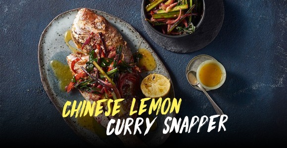 Chinese Lemon Curry Snapper