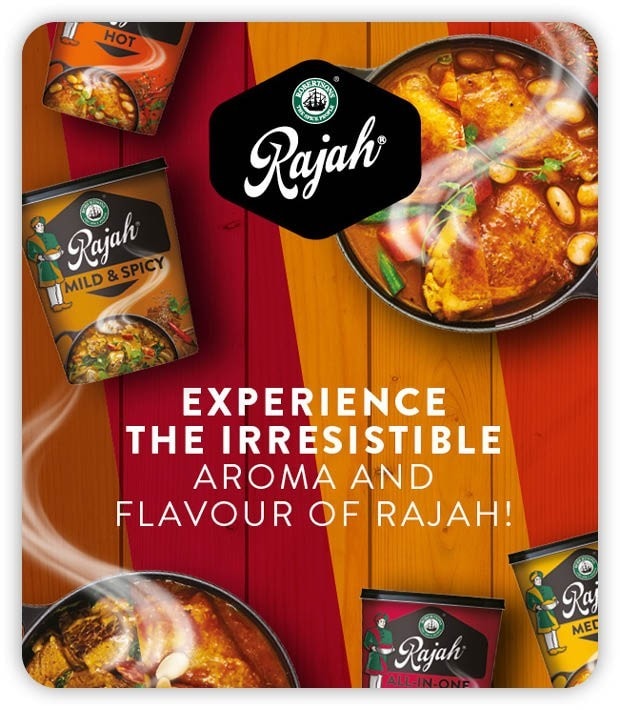 Experience the Irresistible Aroma and Flavour of Rajah!