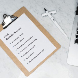 2. Choose a Domain & Hosting