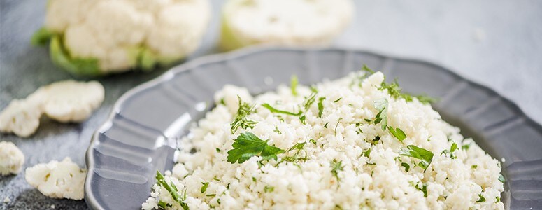 Cauliflower on plate