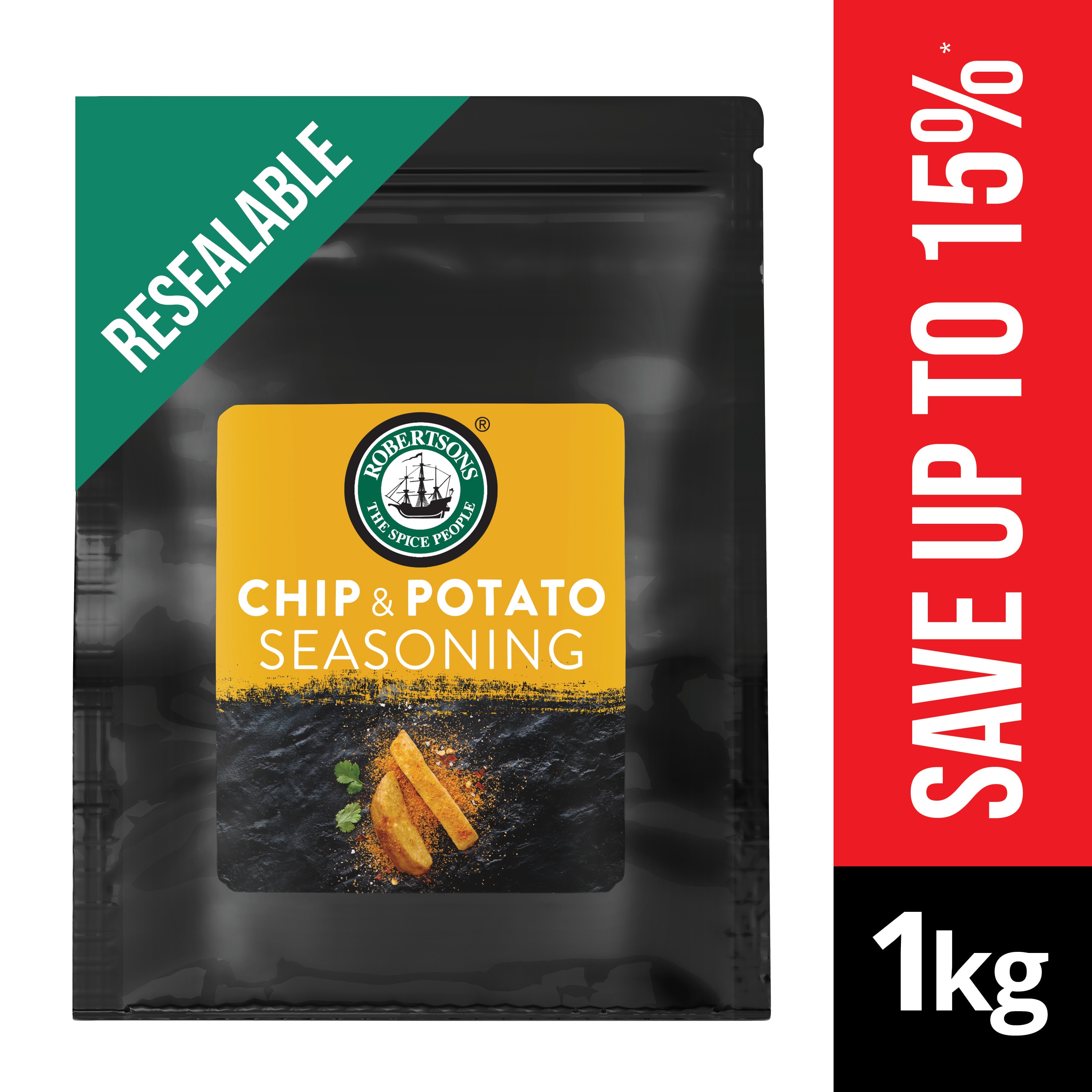 Robertsons Chip & Potato Seasoning (Pouch) - Robertsons Chip & Potato Seasoning delivers on flavour and colour.