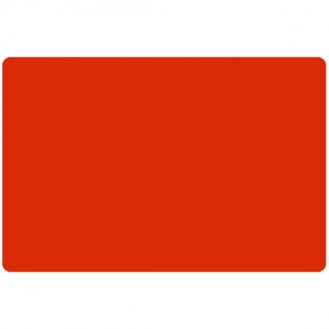 CUTTING BOARD PE - 500MM X 380MM X 13MM  RED - 