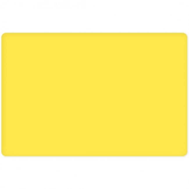 CUTTING BOARD PE - 500MM X 380MM X 13MM  YELLOW - 
