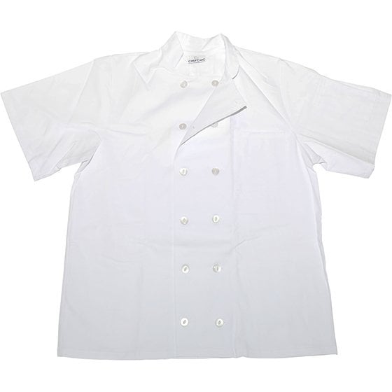 Chef Jacket White Short Sleeve XXL - 