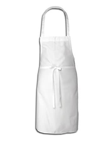 Chef Works Full Length Bib Apron, White - 
