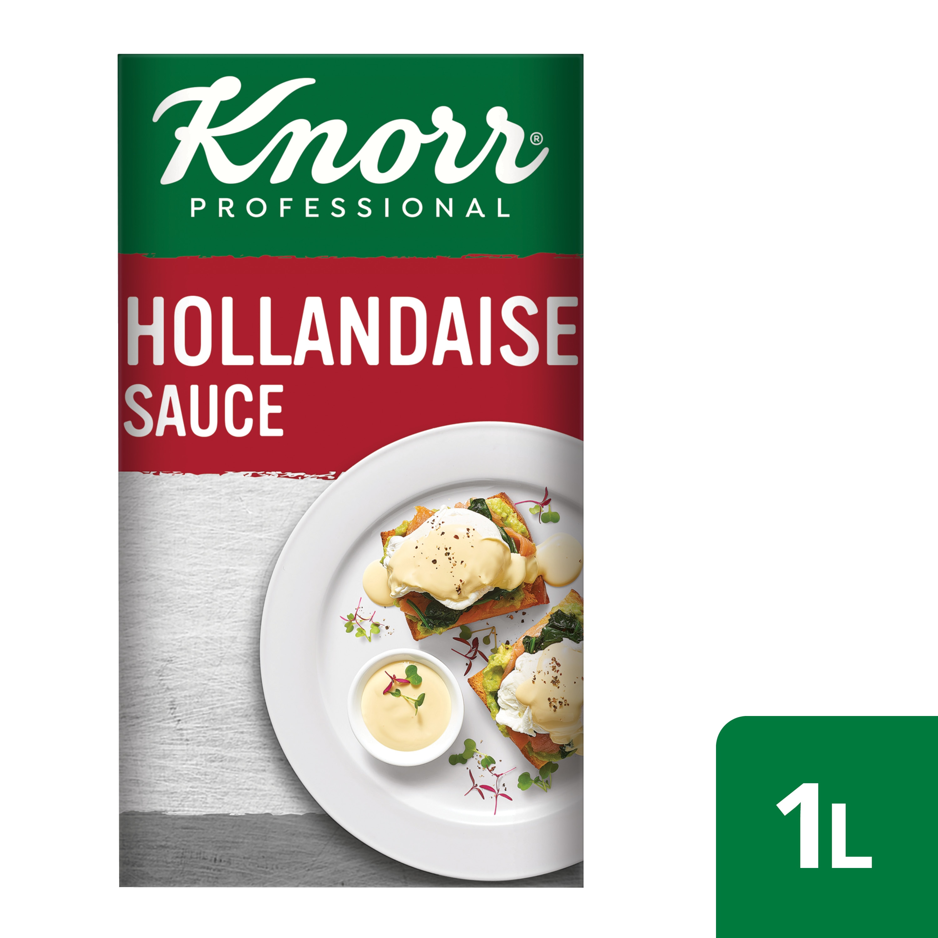 Knorr Professional Hollandaise Sauce - Here’s our heat and pour Hollandaise that stands up to the pressure.