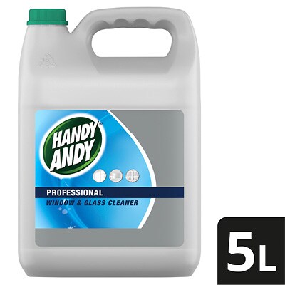 Unilever Professional Handy Andy Window & Glass Cleaner - Handy Andy Window & Glass Cleaner is fast acting; lifting dirt and cleaning quickly and easily for streak-free, sparkling surfaces.