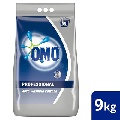 Unilever Professional OMO Auto Washing Powder - OMO Auto is a strong fast acting washing powder that is known for its tough stain removal.
