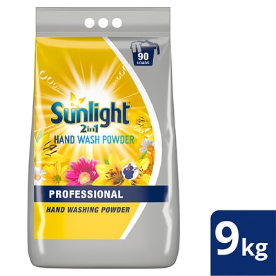 Unilever Professional Sunlight 2-in-1 Hand Washing Powder - Sunlight 2-in-1 Hand Washing Powder delivers a deep clean and sensational fragrance, while protecting gentle garments.