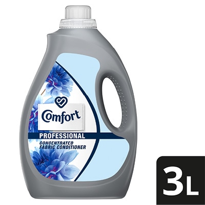 Unilever Professional Comfort Concentrated Fabric Conditioner - A rich blend of ingredients that leaves laundry and linen smooth and soft; while reducing static and drying time.