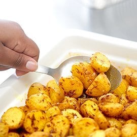 Roasted Yellow Cumin Potatoes