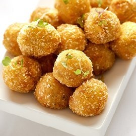 Chorizo Mashed Potato Balls With Jalapeños