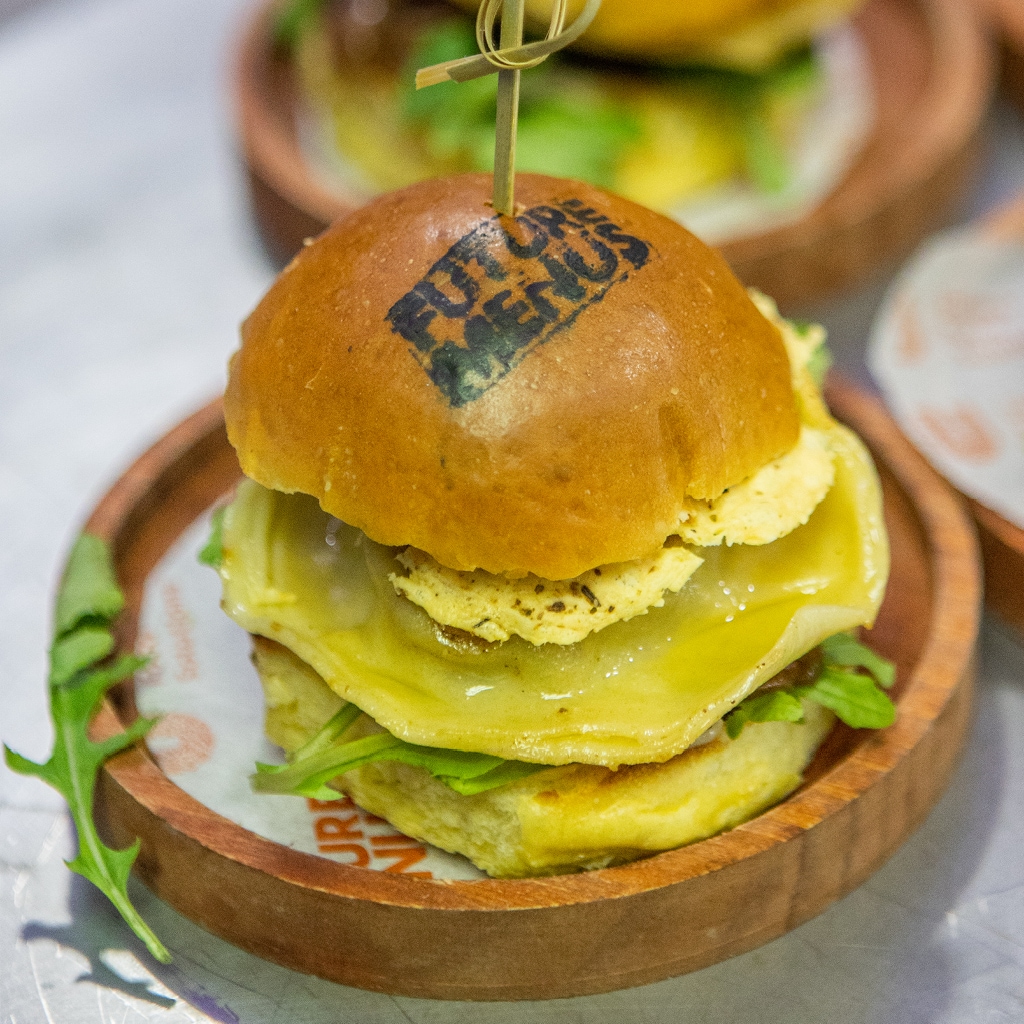 Borderless Cuisine Ravioli Burger Slider