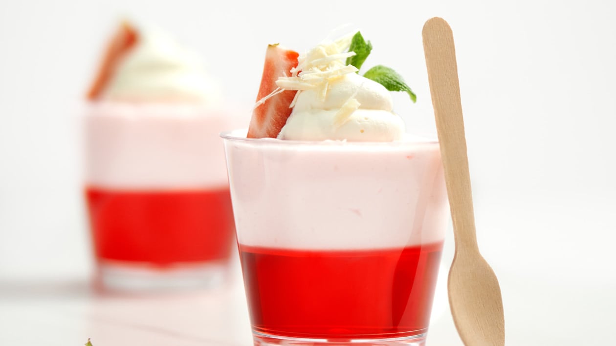 Strawberry Jelly Pudding – - Recipe