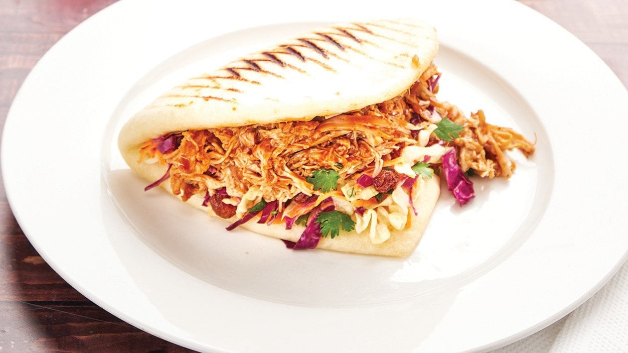 Pulled Chicken, Red Slaw Bao Buns – - Recipe