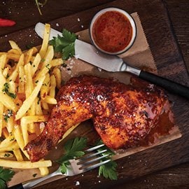 Roasted Peri-Peri Quarter Chicken