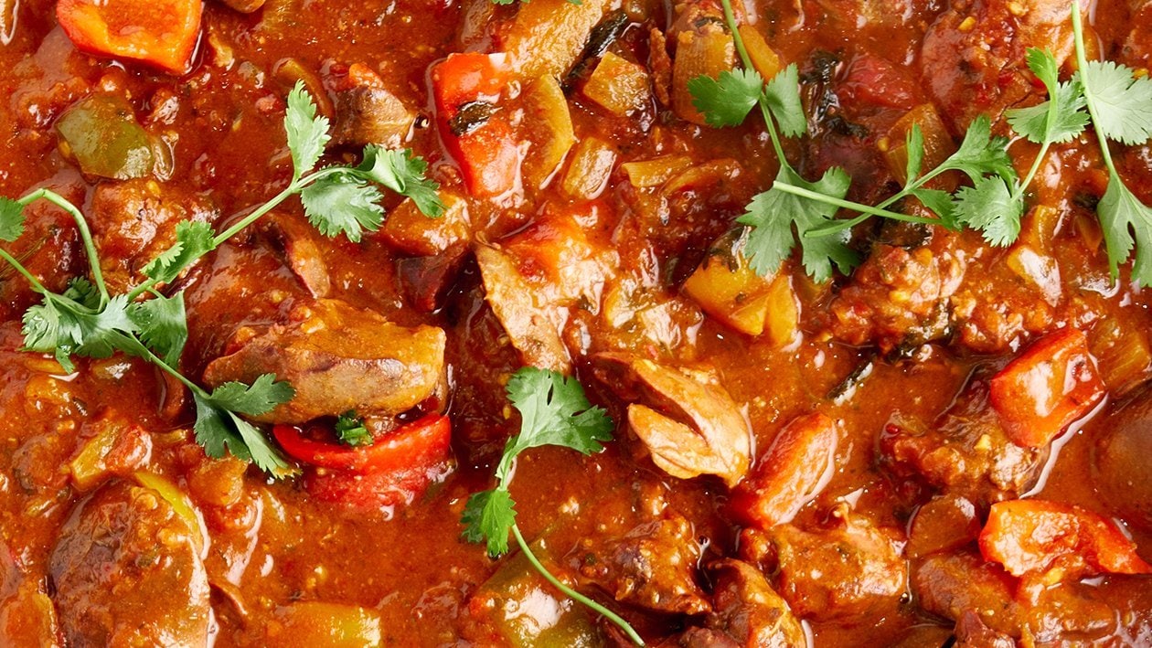 Sweet and Spicy Chicken Livers
