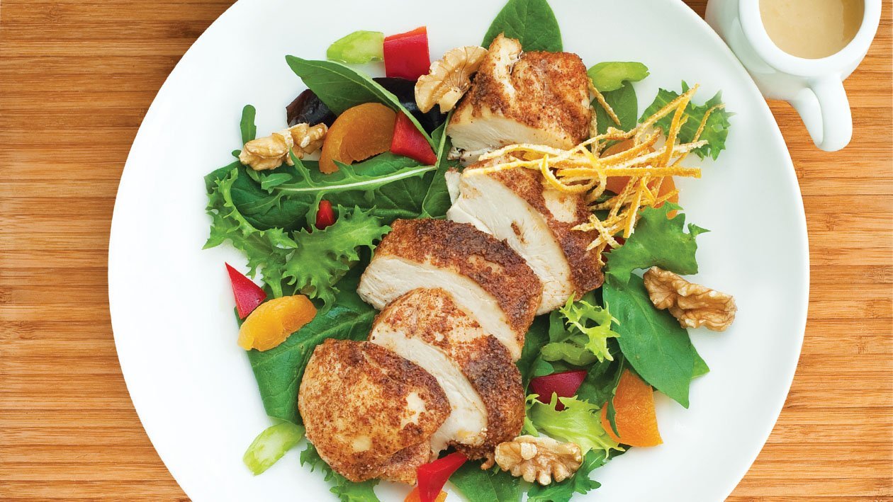 Chicken, Celery, Apricot and Walnut Salad – - Recipe