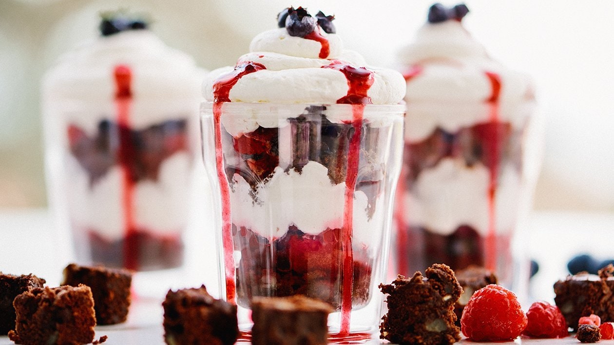 Black Forest Brownie Triffle – - Recipe