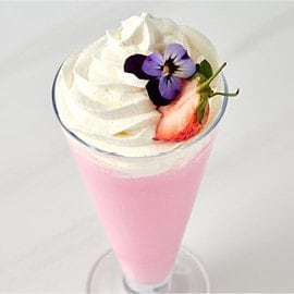 Strawberry Cardamom Cheesecake Shake