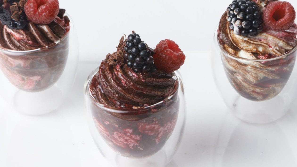 The Very Berry Sherry Chocolate Mousse