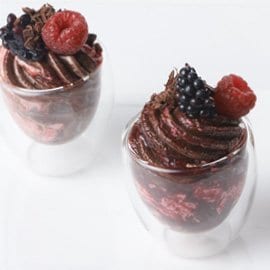 The Very Berry Sherry Chocolate Mousse